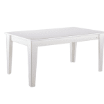 PERISSA CHROME DINING TABLE (EXTENDABLE)