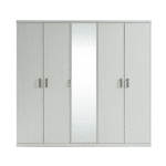 BIANCO 5 DOORS WARDROBE