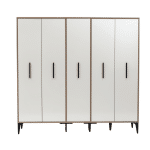 EKOL 5 DOOR WARDROBE (WITHOUT MIRROR)