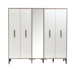 EKOL 5 DOOR WARDROBE (WITH MIRROR)