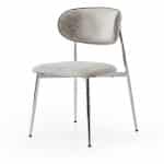 LAILA DINING CHAIR CHROME