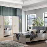 PERISSA GOLD BEDROOM SET