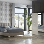 PERISSA CHROME BEDROOM SET