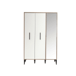 EKOL 3 DOORS WARDROBE WITH MIRROR