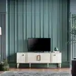PERISSA TV STAND GOLD
